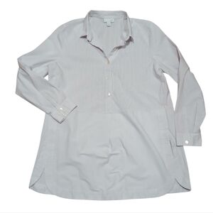 J. Jill Women's Size Medium White Striped Shirt